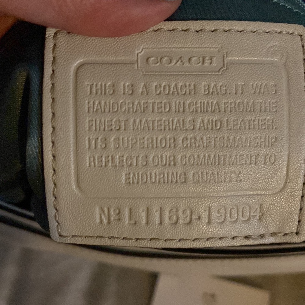 Coach Poppy Whipst Hobo Purse - Picture 7 of 9